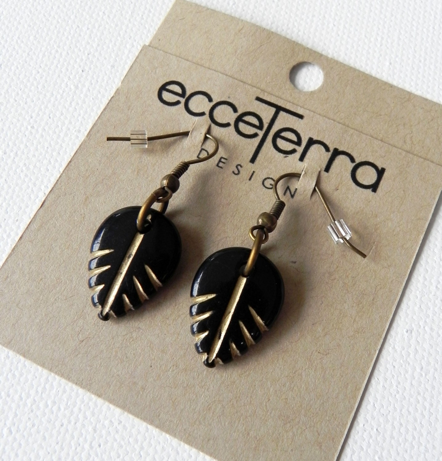 Ohrringe - Schwarze Charms Ohrringe - Schwarze Charms von ECCETERRAdesign