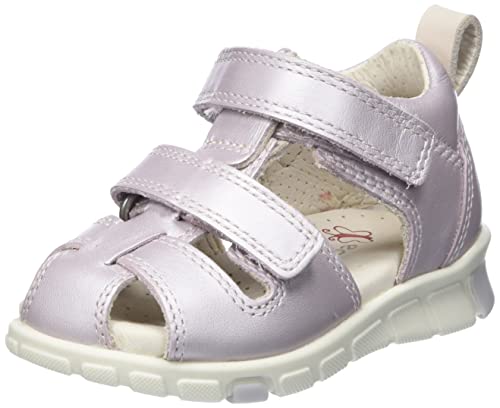 ECCO Baby-Mädchen Mini Stride Fisher Sandal, Violet Ice METALLIC, 24 EU von ECCO