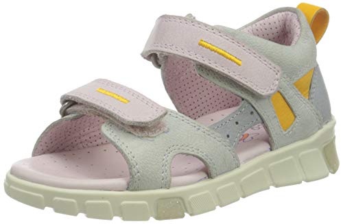 ECCO Baby-Mädchen Mini Stride Flat Sandal, Grau(Multicolor Concrete), 24 EU von ECCO