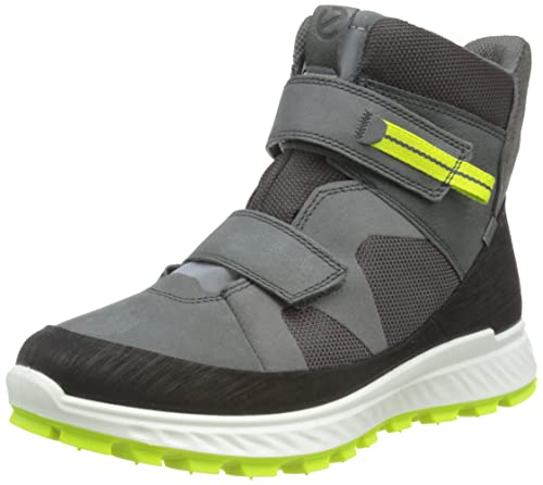 ECCO Jungen EXOSTRIKE KIDS Mid-cut Boot, Grau (Black/Dark Shadow), 35 EU von ECCO