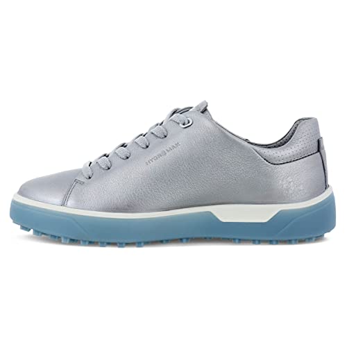 ECCO Damen Hydromax Tablett Hybrid Wasserabweisend Golfschuh, Alu Silber/Arona, 40 EU von ECCO