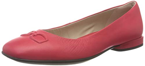 ECCO Damen Anine Squared Ballet Flat Ballett, Hibiscus, 40 EU von ECCO