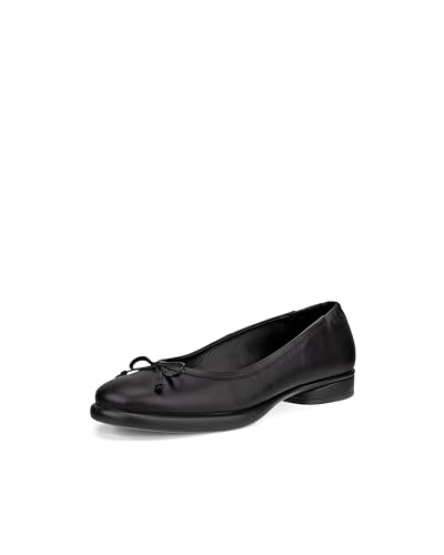 ECCO Damen-Ballerina-Schleife, geformt, luxuriös, flach, Schwarz, 37/37.5 EU ECCO Damen-Ballerina-Schleife, geformt, luxuriös, flach, Schwarz, 37/37.5 EU von ECCO