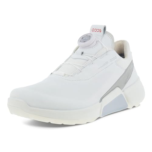 ECCO Damen Biom Hybrid 4 Boa Gore-Tex Wasserdichter Golfschuh, Weiß/Beton, 40/41 EU ECCO Damen Biom Hybrid 4 Boa Gore-Tex Wasserdichter Golfschuh, Weiß/Beton, 40/41 EU von ECCO