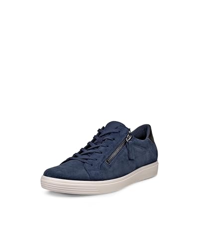 ECCO Damen Classic W Sneaker, Marineblau, reines Silber, schwer, 38 EU ECCO Damen Classic W Sneaker, Marineblau, reines Silber, schwer, 38 EU von ECCO