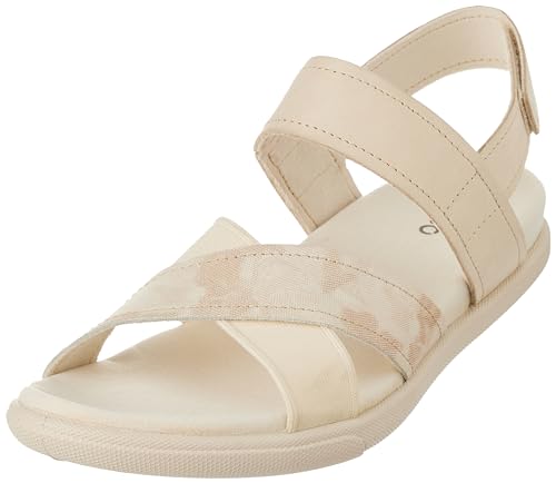 ECCO Damen Damara Sandal, Limestone/Limestone, 37 EU von ECCO