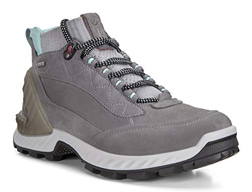 Ecco Damen EXOHIKEW Hohe Sneaker, Grau (Titanium/Concrete 54302), 39 EU von ECCO