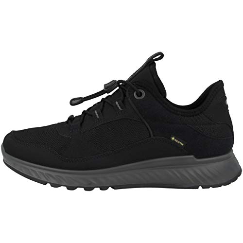 ECCO Damen EXOSTRIDE W Low Sneaker, Schwarz (Black 1), 42 EU von ECCO