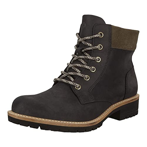 ECCO Damen Elaina Boots, Black/Tarmac, 37 EU von ECCO