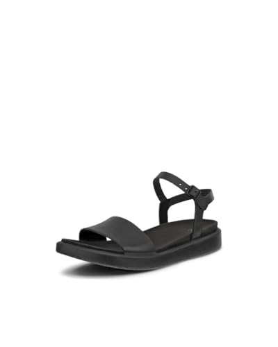 ECCO Damen FLOWT W Sandal, Black, 37 EU von ECCO