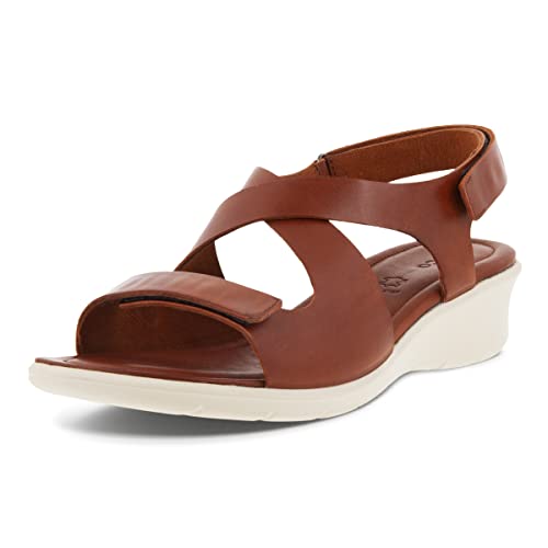 Ecco Damen Felicia Heeled San Sandal, Cognac, 41 EU von ECCO