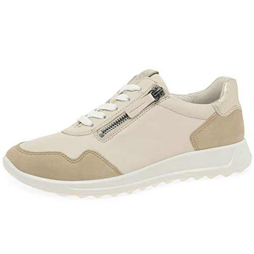 Ecco Damen Flexure Runner W Sneaker, BEIGE/Limestone/Pure White Gold, 38 EU von ECCO