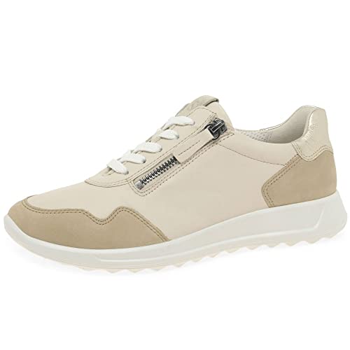 Ecco Damen Flexure Runner W Sneaker, BEIGE/Limestone/Pure White Gold, 39 EU von ECCO