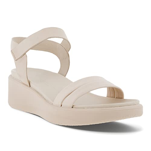 ECCO Damen FLOWT Wedge LX W Heeled Sandal, Limestone/Limestone, 37 EU von ECCO