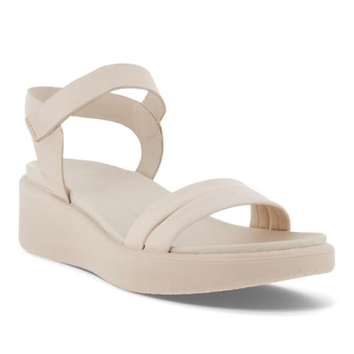 ECCO Damen Flowt Wedge LX Heeled Sandal Plateau, Limestone, 40 EU von ECCO