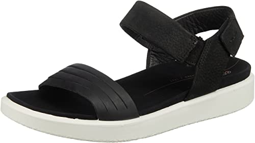 Ecco Damen Flowtw Riemchensandalen, Schwarz (Black/Black 51052), 35 EU von ECCO