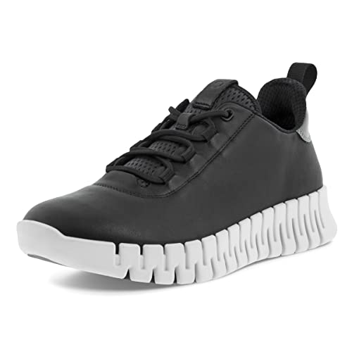 Ecco Damen Gruuv W Black Light Grey Sneaker, 39 EU von ECCO