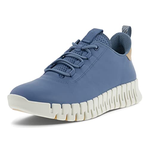 Ecco Damen Gruuv W Retro Blue Powder Sneaker, 36 EU Schmal von ECCO