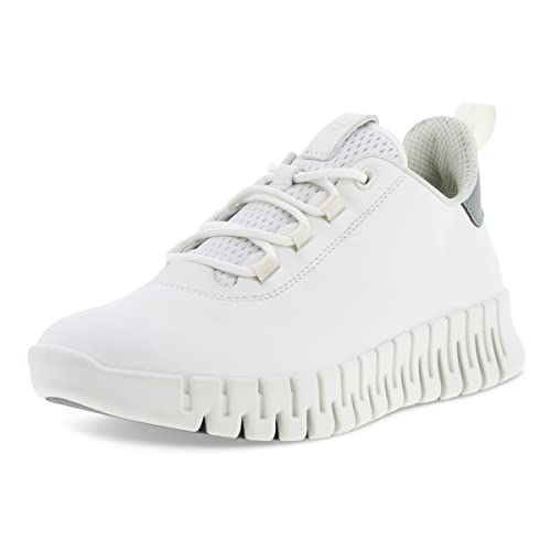 ECCO Damen Gruuv W White Light Grey Sneaker, 35 EU von ECCO