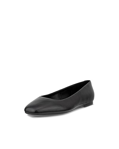 ECCO Damen Margot Plain Toe Ballerina Ballerinas, Schwarz, 41 EU ECCO Damen Margot Plain Toe Ballerina Ballerinas, Schwarz, 41 EU von ECCO