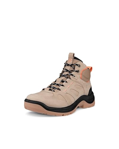 ECCO Damen Offroad Waterproof Mid Wanderstiefel, Nude Oil Nubuk/Coral Nubuk, 38/38.5 EU von ECCO