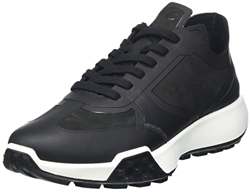 Ecco Damen Retro Sneaker, Black/BLACKBLACK, 35 EU von ECCO