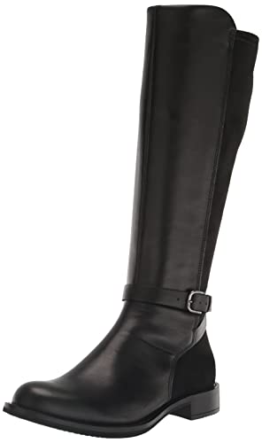 ECCO Damen SARTORELLE 25 High-Cut Boot, Black/Black, 43 EU von ECCO