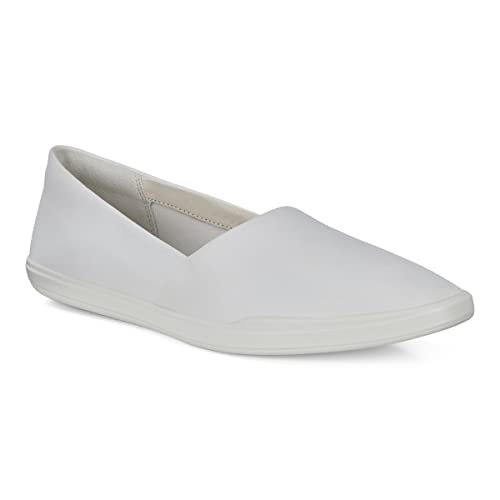 ECCO Damen Simpil Loafer Slipper, White, 43 EU von ECCO