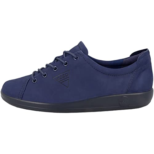 ECCO Damen Soft 2.0 Hohe Sneaker Trainer, Blue Depths, 37 EU von ECCO