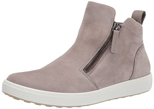 ECCO Damen Soft 7 Ankle Boot, Warm Grey, 41 EU von ECCO