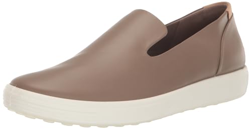 ECCO Damen Soft 7 Slip on Sneaker, Taupe/Pulver, 40/41 EU von ECCO