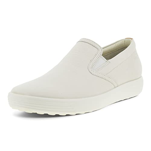 Ecco Damen Soft 7 W Slip-on, White/Powder, 39 EU Schmal von ECCO