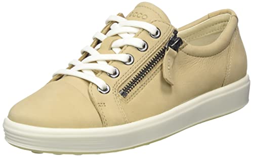 Ecco Damen Soft 7 W Sneaker, BEIGE/Powder, 39 EU von ECCO