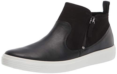 ECCO Damen Weiche Klassische Stiefelette Sneaker, Schwarz/schwarzes Wildleder, 36.5/37 EU von ECCO