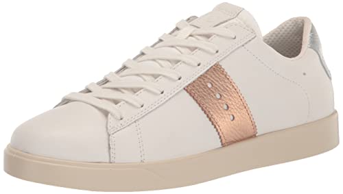 ECCO Damen Ecco Street Lite W Sneaker Sneaker, White Hammered Bronze Pure White Silver, 40 EU ECCO Damen Ecco Street Lite W Sneaker Sneaker, White Hammered Bronze Pure White Silver, 40 EU von ECCO