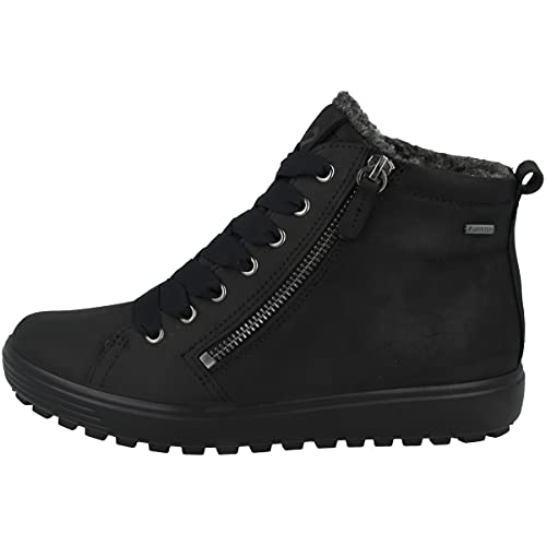 Ecco Mädchen Womens Soft 7 TRED GTX Hi Stiefeletten, Schwarz (Black 2001), 35 EU von ECCO