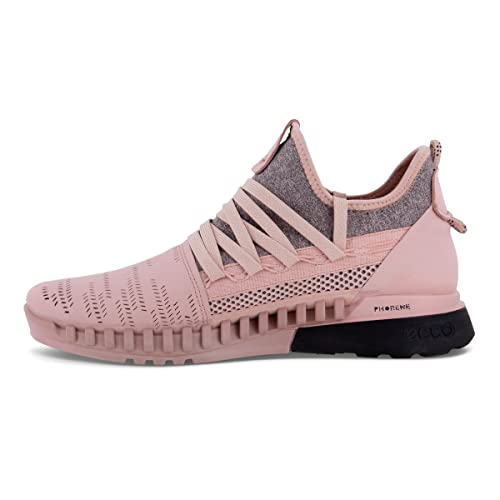 ECCO Damenschuhe - sportliche Schnür- Halbschuhe ZIPFLEX - Women Low LEA 80374301216 Pink, EU 38 von ECCO