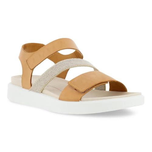 ECCO Damen Flowt W Sandale, Lion, 41 EU von ECCO