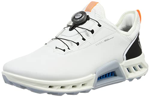 ECCO Herren Biom C4 BOA LEDERSPIKLESS Golf SHOUS - Weiß - UK 10.5-11 von ECCO