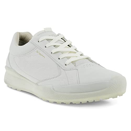 ECCO Herren 2023 M Golf Biom Hybrid Spikeless Water Resistant Leder Golfschuhe, weiÃŸ, 42 EU von ECCO