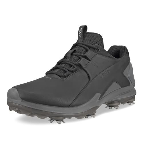 ECCO Herren Biom Tour Fluidform -Leder -Golfschuhe - Schwarz - UK 10.5-11 von ECCO