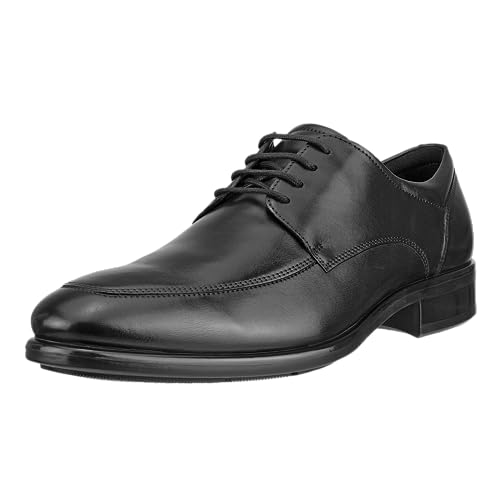 ECCO Herren Citytray Plain Toe Tie Oxford, Schwarz(Schwarz), 48 EU von ECCO