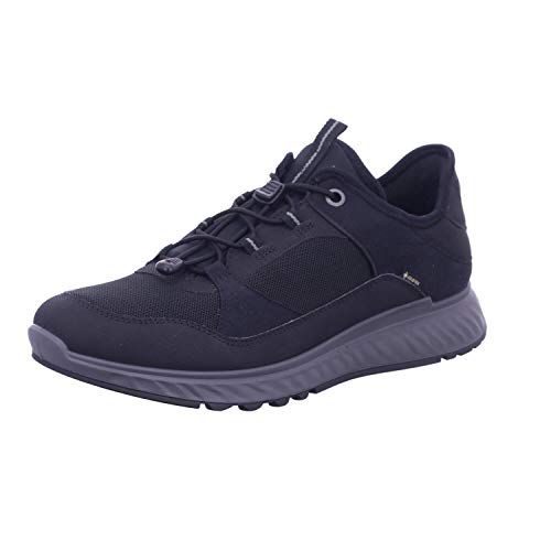 Ecco Herren EXOSTRIDEM Sneaker, Schwarz (Black 1), 42 EU von ECCO