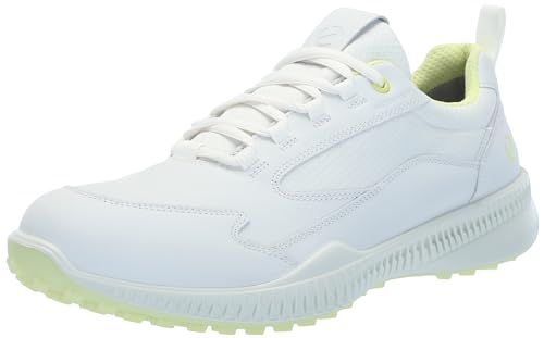 ECCO Herren Hybrid NYC Golfschuh, wasserdicht, Weiss/opulenter Garten, 12-12.5 von ECCO