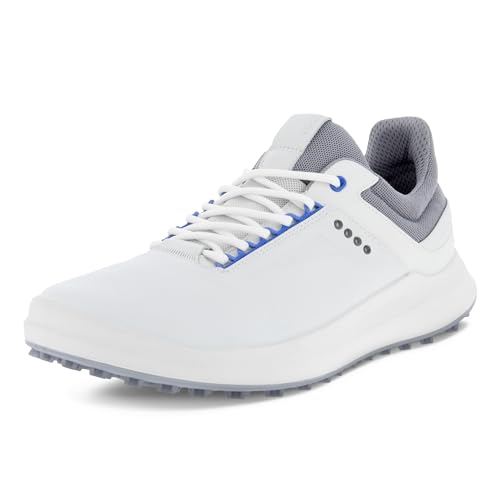 ECCO Herren Golf Core Hydromax Wasserabweisend Golfschuh, White Shadow White Silver Grey, 42 EU von ECCO