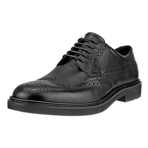 ECCO Herren London Wingtip Oxford, Schwarz, 10-10.5 von ECCO