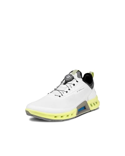 ECCO Herren M Golf Biom C4 BOA LEDERSPIKLESS Golf SHOUS - Weiß - UK 10 von ECCO