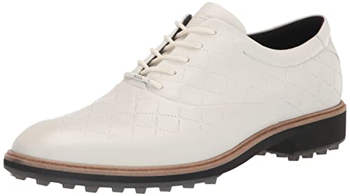 ECCO Herren M Klassische hybride Leder Golfschuhe - Weiß - UK 9-9.5 von ECCO