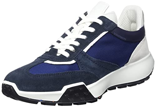 Ecco Herren Retro Sneaker, Multicolor Blue, 39 EU von ECCO