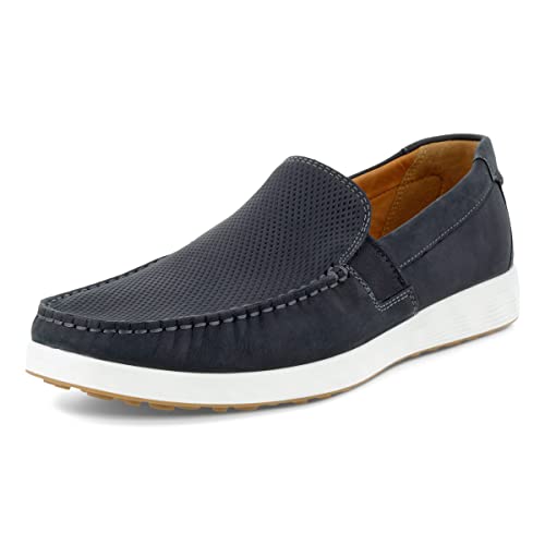 ECCO Herren S Lite Moc Sommer Driving Style Loafer, Schwarz/Schwarz Perforiert, 10-10.5 von ECCO